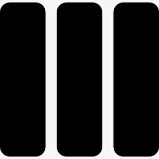 图书馆三填充垂直相等的酒吧图标免抠