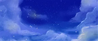 浪漫蓝色星空高清