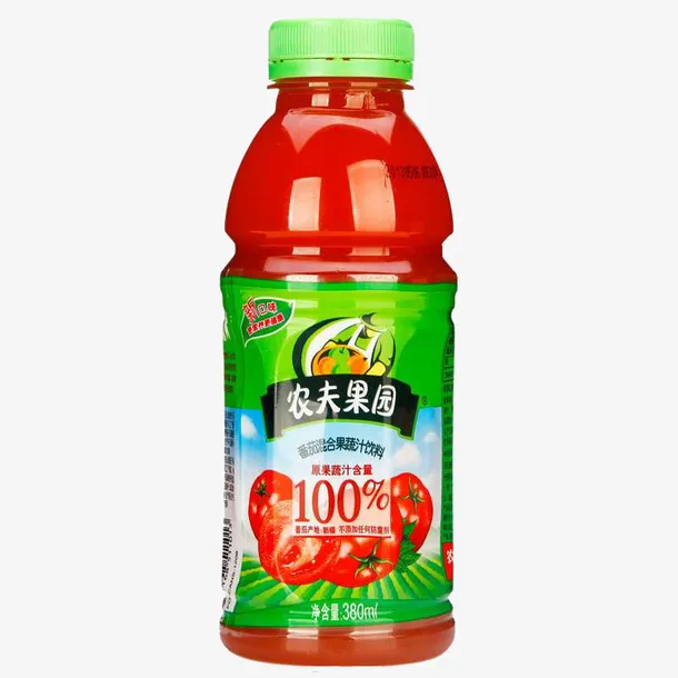 番茄混合果汁饮料免抠