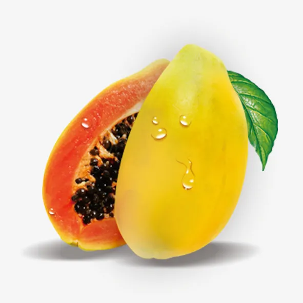 新鲜的木瓜免抠
