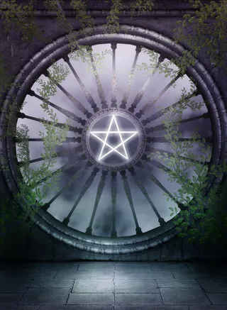 魔幻图案发光背景高清