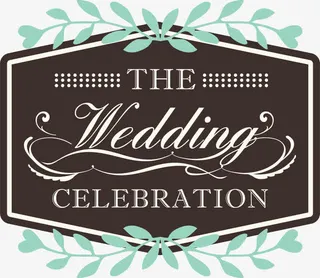 矢量婚庆深色标签免抠