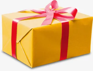 手绘可爱精致心意礼盒免抠