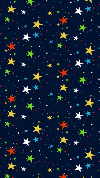 彩色星星底纹H5背景高清