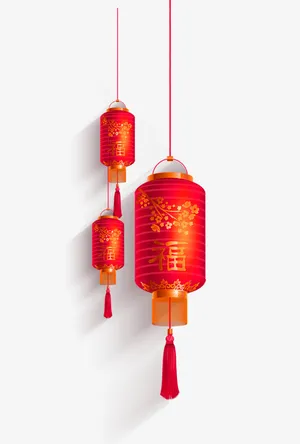 过年灯笼矢量图免抠
