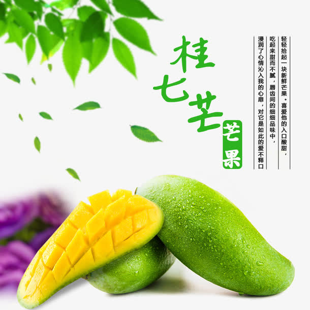 桂七芒果免抠