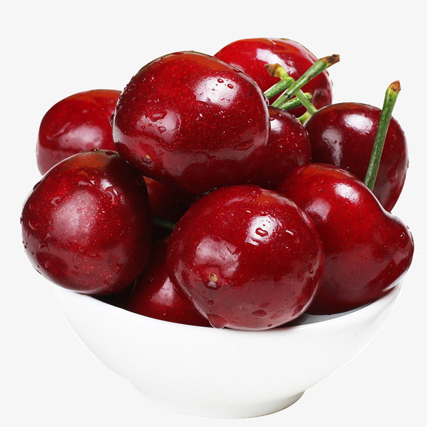 樱桃，大樱桃，鲜樱桃，红樱桃免抠