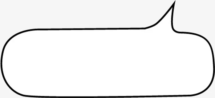 黑色对话框免抠图标元素