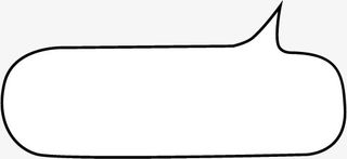 黑色对话框免抠图标元素