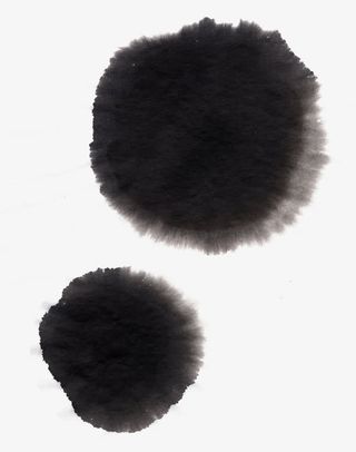 水墨素材中国风黑色墨点免抠