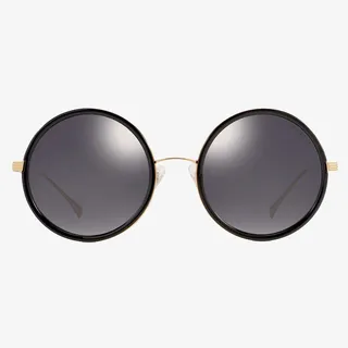 金属圆框偏光太阳镜免抠