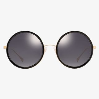 金属圆框偏光太阳镜免抠