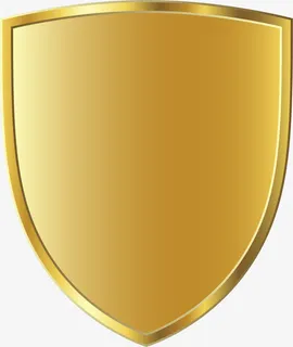 金边大气盾牌免抠