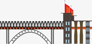 长江大桥·南京免抠