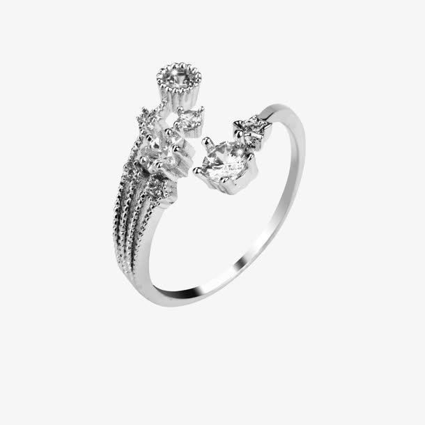 创意项链设计戒指质感免抠