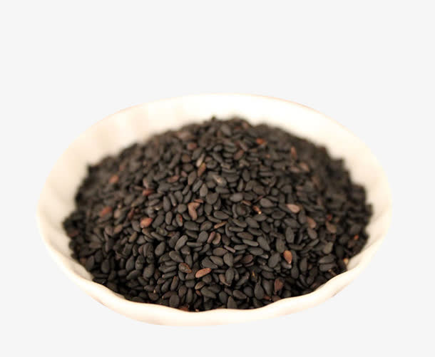 健康纯正黑芝麻素材免抠