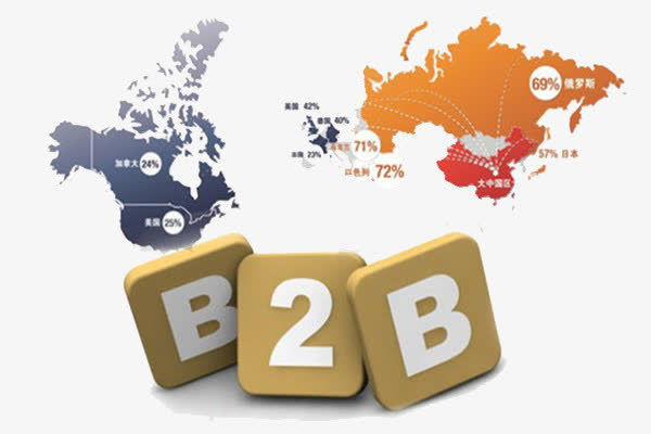 B2B全球电商跨境电商免抠