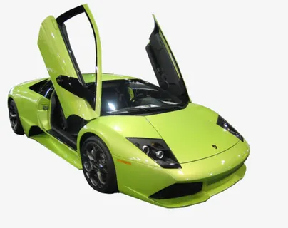 绿色跑车免抠 绿色跑车免抠