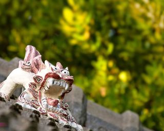 中国风的屋顶装饰高清