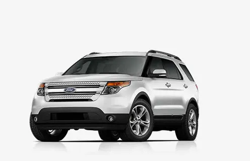 银色福特座驾免抠