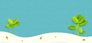 电商小暑夏季小清新简约海报banner高清