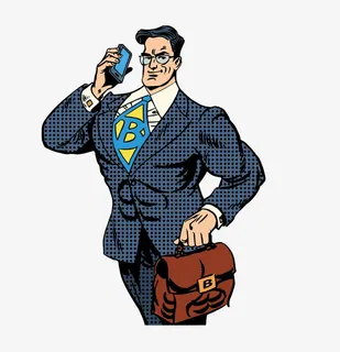 超人上班族免抠