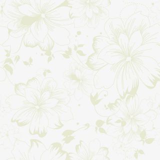 小清新黄色花纹免抠