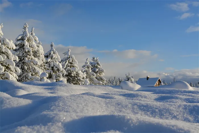 冬天雪景自然风景高清