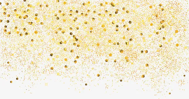 金色耀眼亮片背景免抠