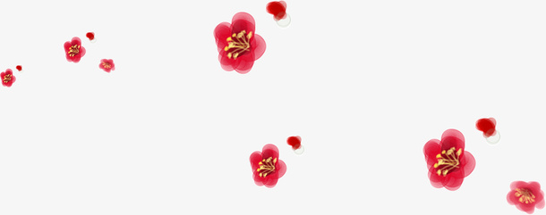 漂浮花朵免抠