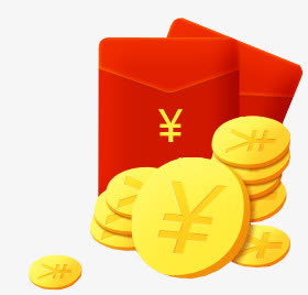 红包金币商务免抠