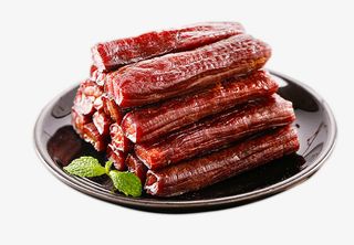 牛肉手撕牛肉干实拍免抠