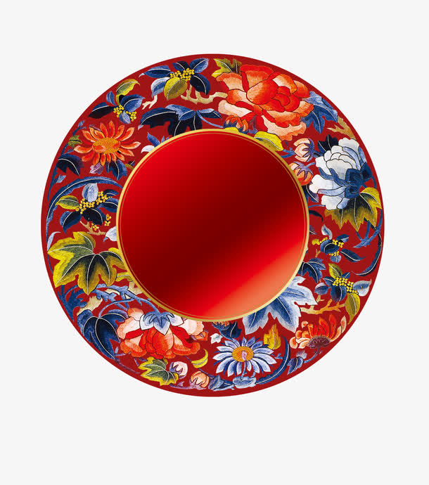 圆形花纹图案免抠
