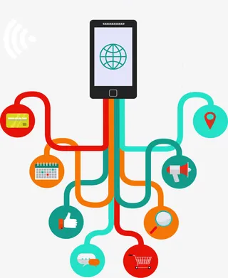 移动互联网分类标签免抠
