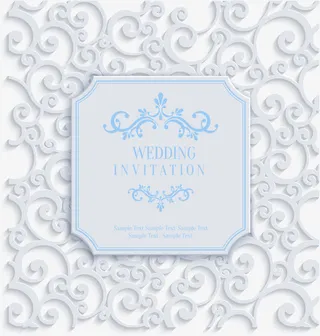 白色中国风祥云纹理免抠