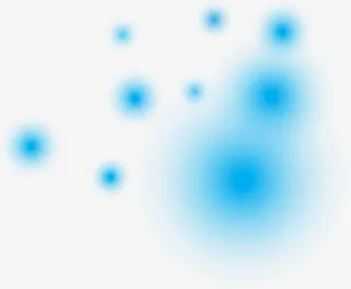 蓝色清新光晕免抠