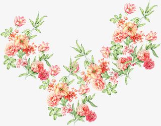 手给粉红色春季玫瑰免抠