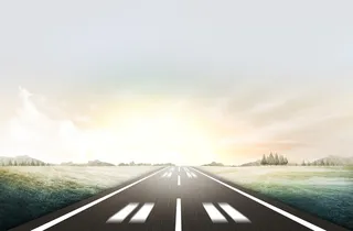 飞机跑道商务 商务海报高清