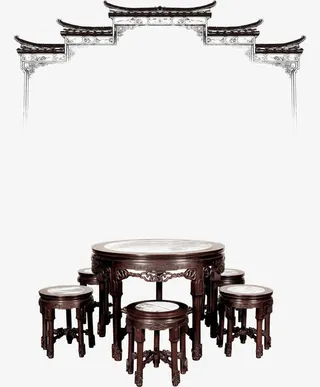 古代桌椅免抠