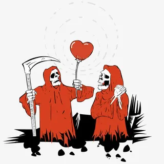 矢量死神人物免抠