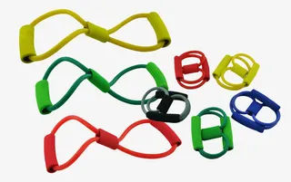 女士瑜伽瘦腰腹健身器材免抠