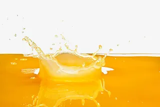 黄色的橙汁免抠