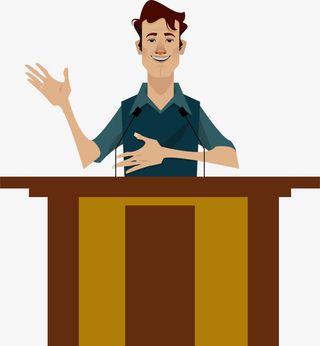 讲师自我介绍素材免抠