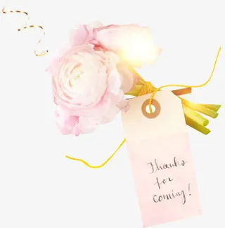 粉色盛开牡丹花束免抠