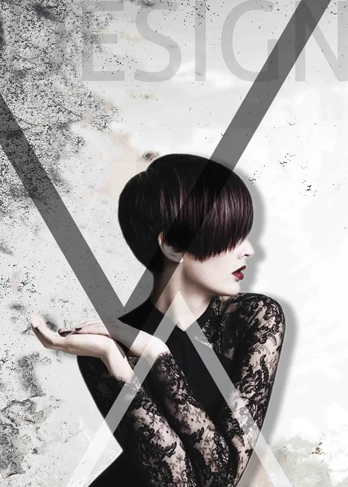 美容美发海报背景模板高清