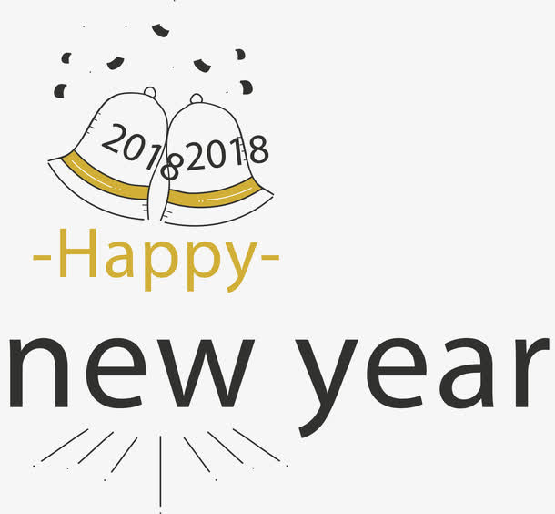 新年标签矢量图免抠