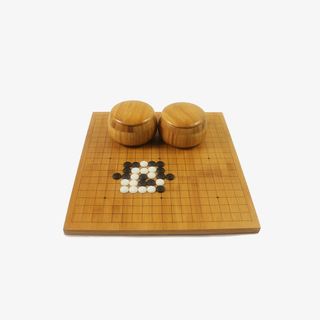 标准比赛围棋楠竹木棋盘棋罐免抠