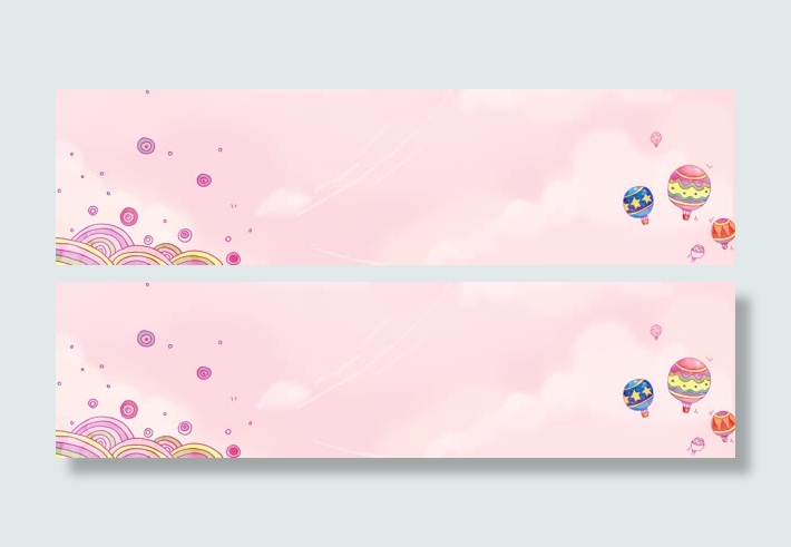 淘宝可爱背景免抠