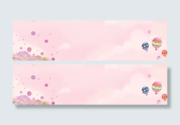 淘宝可爱背景免抠