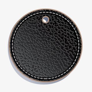 黑色圆形标签免抠